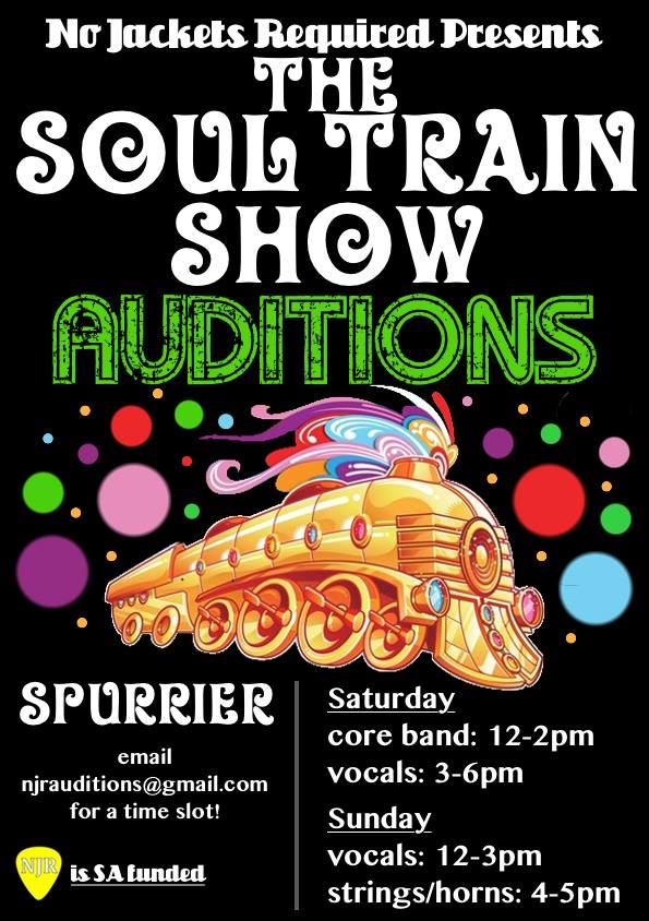 Soul Train Show Auditions Flyer