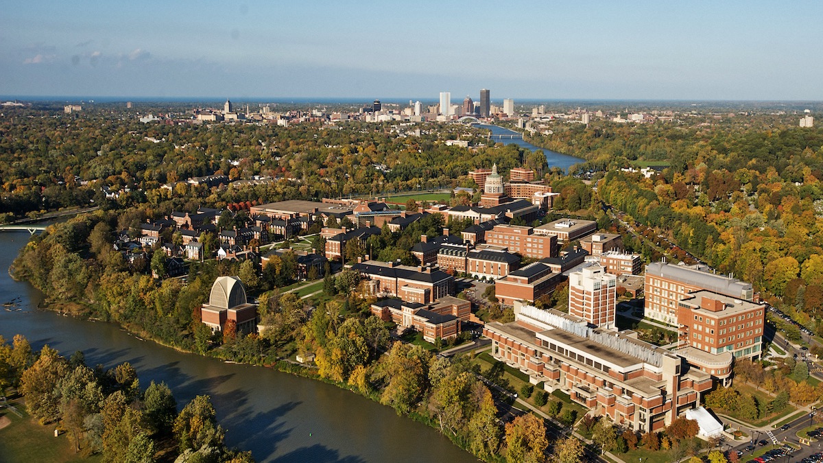 Aerial Views Of River Campus.